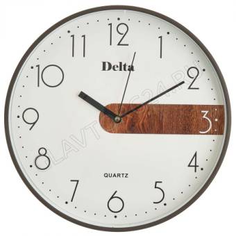 Часы настенные DELTA DT7-0019 круглые 30,0*30,0*4,5см 