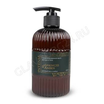 Жидкое мыло парфюм. Intense "Дубовый мох и амбра" 400 мл. с дозатором Clean&Green CG8512/12