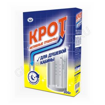 Крот для душевой кабины Активные гранулы 300 г. (24 шт.)