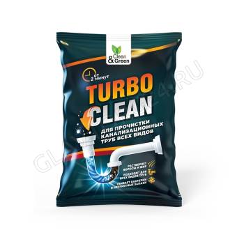 Средство для прочистки канализационных труб (щелочное, пакет) 70 гр. Clean&Green CG8083/12