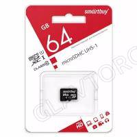 Карта памяти micro SDXC 64Gb SmartBuy Class 10 UHS-I 