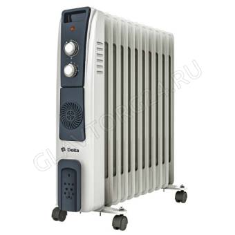 Масляный обогреватель Delta D12F-11 2500Вт 11 секций светло-серый