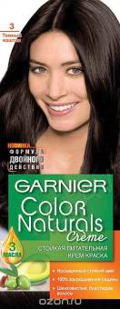 GARNIER колор нэчралс №3 темный каштан/24шт