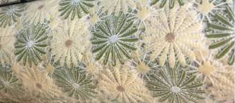 Клеенка HOZBAT Lace Rosemary ажурная 1,32*22м 102E 