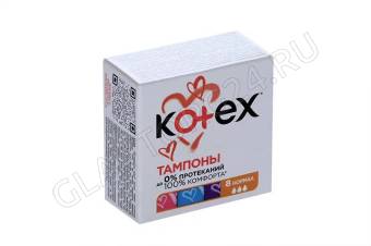 Kotex 8 нормал тампоны/24