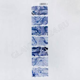 Термонаклейки на 7 яиц «Мрамор», 7,3 х 34,2 см   5257282