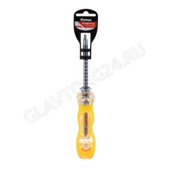 Отвертка ЕРМАК с регулируемой длиной 2-в-1 PH2 SL6 19см