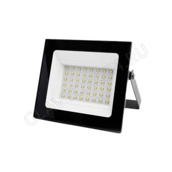 Прожектор светодиод. Ultraflash LFL-7002 C02 черный (LED SMD прожектор, 70 Вт, 230В, 6500К)