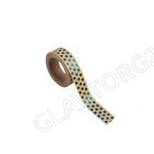 Декоративная самоклеящаяся лента Синий горох, 1,5*400, арт. 79244