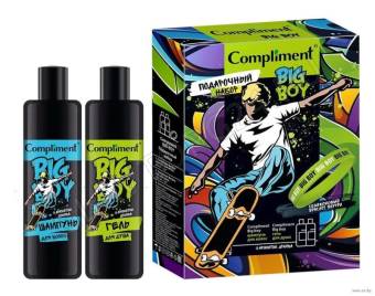 ПН Compliment BIG BOY ПН №1811-2 (Шампунь для волос 200мл + гель для душа 200 мл)