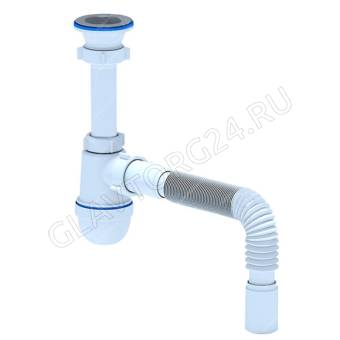 Сифон Ани 1 1/2*40 с гибкой трубой 40*40 С0105																														