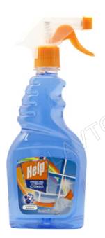 HELP д/стекол курок 500мл Свежий озон/12