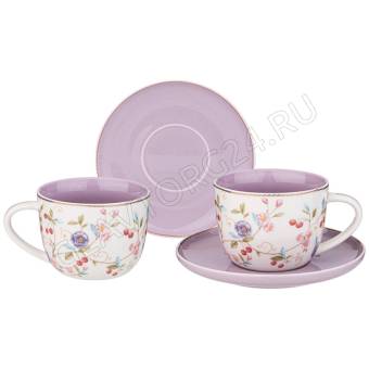 ЧАЙНЫЙ НАБОР LEFARD "BLOSSOM" НА 2 ПЕР. 4 ПР. 250 МЛ/16 арт.165-523