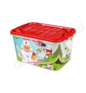 Контейнер "Доктор+" прямоугольный 15л. (уп.9)