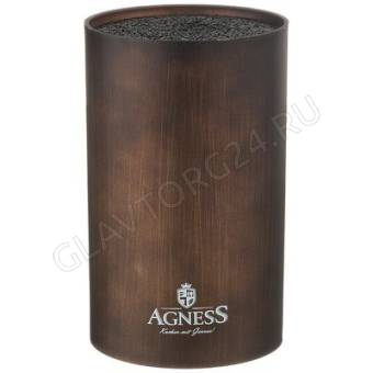 ПОДСТАВКА ДЛЯ НОЖЕЙ AGNESS УНИВЕРСАЛЬНАЯ,11*18СМ/8 арт. 911-680