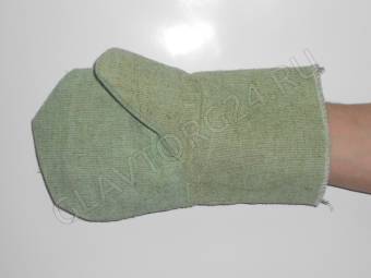 Верхонки брезентовые одинарный наладонник ОП-1 пл 420г/м2 10/20/300шт