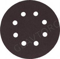 Круги шлиф. 5шт 125мм алюм-оксид с липучкой(Р60)/39663