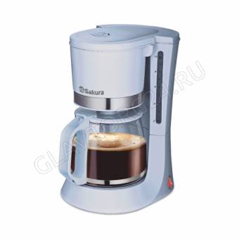 Кофеварка SAKURA SA-6117BL капельная 700Вт 1,2л кувшин голубой