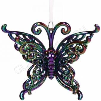 Подвеска "Бабочка волшебная" 11 см, хамелеон/12шт