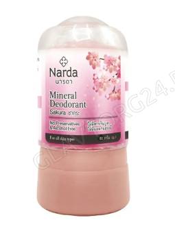 Дезодорант-кристалл минеральный Narda "Сакура", 45 г 7184474