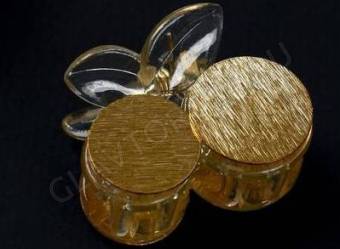 Краб для волос "Миранда" классика, 3,5х2 см, золото 6914694