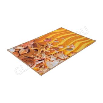 Коврик влаговпитывающий  "Velur SPA"  50*80 см "Золотой песок", "VORTEX" / 10
