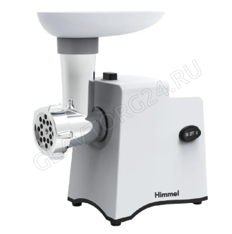 Мясорубка HIMMEL HM-1002 2000Вт с насадками реверс белый