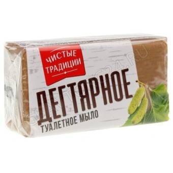 Чистые традиции т/мыло 140гр в п/п  ДЕГТЯРНОЕ /84 СПЕЦПРЕДЛОЖЕНИЕ