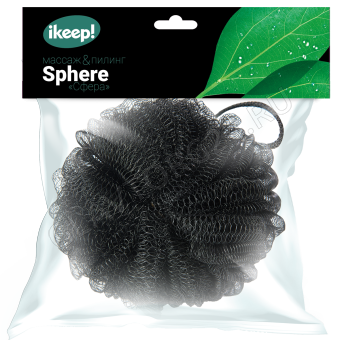 IKEEP! мочалка для тела из сетки СФЕРА/40  ТП102