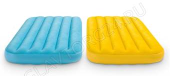 INTEX Кровать надувная, 3-10 лет, 2 цвета, 88см x 1,57м x 18см, 66803
