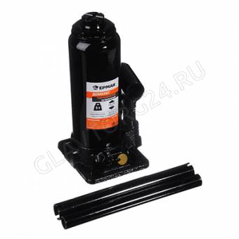 Домкрат гидр. бутылочный ЕРМАК 5т 216-413мм в кейсе
