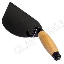 Кельма КШ штукатура с деревянной ручкой порошковая окр. (2,0) (Тандем) /50