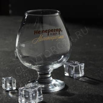 Бокал для коньяка "Не Перегар" 265 мл 7189191