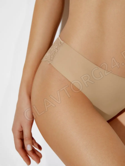 Трусы женские бразилиана Omsa БOmD_B Invisible 2613-01SS р-р M(46) Nudo полиамид  АКЦИЯ