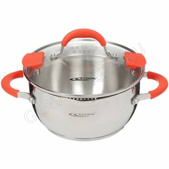 Кастрюля 3,0л [АВРОРА] нержавейка d-20 KT07-D-20/4