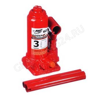 Домкрат гидр. бутылочный Ермак 3т 158-308мм в кейсе