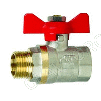 Кран шаровый 3/4" В/Н бабочка