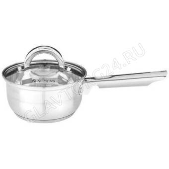 КОВШ 900МЛ AGNESS СО СТЕКЛ.КРЫШКОЙ CLASSIC 14*7,5СМ/6 арт. 937-426