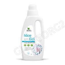Nice Gel Гель для стирки для белого белья (концентрат) 1000мл. (ПЭНД) Clean&Green