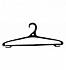 картинка Вешалка-плечики для легкой одежды 48-50 Go light черная от компании ГлавТорг Красноярск