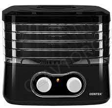 Сушилка для продуктов CENTEK CT-1659 270Вт 5л 5 секций черный