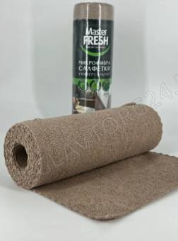 Master FRESH МИКРОФИБРА универсальные салфетки в рулоне 25*25с м, 20 шт. (К)