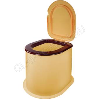 Туалет дачный коричневый М1295 (5шт)
