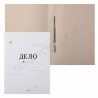 Скоросшиватель A4 картон белый 280г/м² пробитый D00503 Dolce Costo