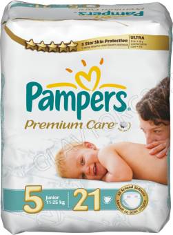 Памперс №52 Premium Care Midi №3 6-10кг) Экономичная Упаковка 