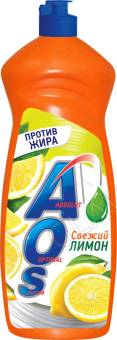 АОС д/посуды 900мл/12шт лимон