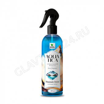 Aquatica Ароматизатор воздуха "Mountain breeze/Горный бриз" (триггер) 350 мл. Clean&Green /15