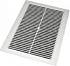 картинка Вентиляционная решетка, пластиковая, 185*255мм съемная с сеткой РАСПРОДАЖА(сколы) от компании ГлавТорг Красноярск