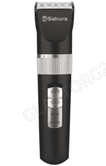 Машинка для стрижки SAKURA SA-5177BK аккумуляторная черный 4 насадки