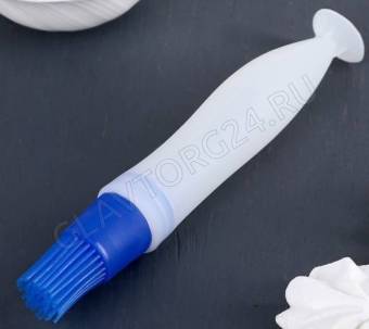 Кисть с резервуаром для масла и присоской "Фобос" 17х4 см, цвета МИКС 178105